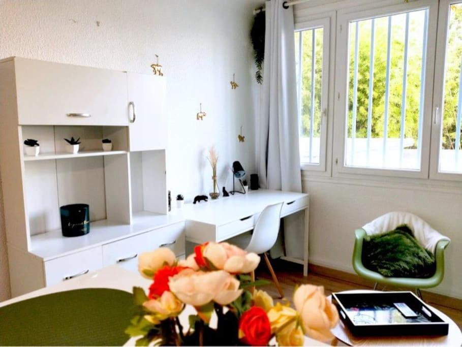 Studio Proche Centre Wifi Parking Apartment Montpellier Exterior photo